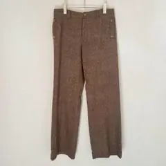 【美品】Vert Dense ワイドパンツ 3 ブラウン系 ウール混