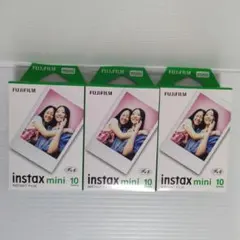 FUJIFILM instax mini インスタントフィルム 3パック