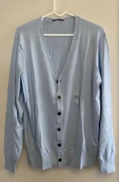ウォッシャブルコットンVネックカーディガン　ユニクロ