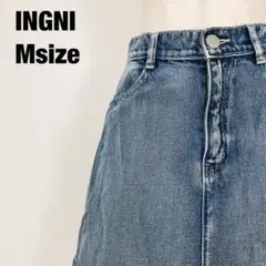 INGNI イング ミニ フレア デニム スカート ブルー　A5