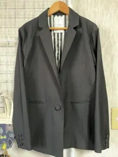 hyphen world gallery ブラック テーラードジャケット