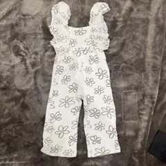 ZARA 花柄オールインワン1歳半〜2歳　92cm