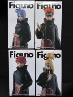 未開封】 NARUTO-ナルト- Figuno フィギュア 暁6体セット - メルカリ