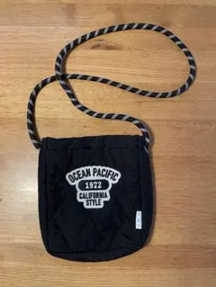 美品☆OCEAN PACIFIC ショルダーバッグ ブラック