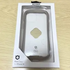 iFace iPhone 14 クリアケース Hamee ベージュ 透明
