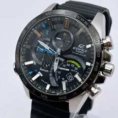 稼働品　CASIO EDIFICE 腕時計　クォーツ　ブラック　クロノグラフ