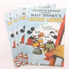 ポストカード  ミッキーマウス  4枚セット