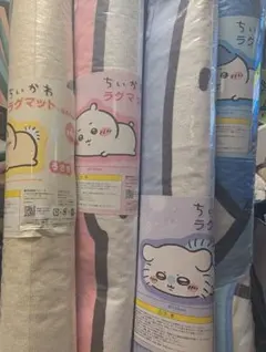 ちいかわラグマット　4種セット ちいかわ、モモンガ、ハチワレ