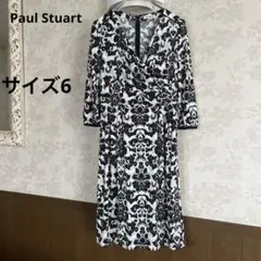 美品　サイズ6 ポールスチュアート　カシュクール　ワンピース　日本製