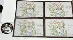 鬼滅の刃 ufotable くじ ダイニング 缶バッジ ポストカード 童磨