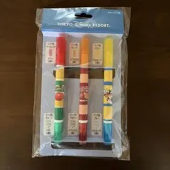 東京ディズニーリゾート　香り付き　カラーペン　3本セット