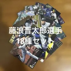 プロ野球チップスカード等藤浪晋太郎選手18種まとめセット(キラ9種ノーマル9種)のサムネイル