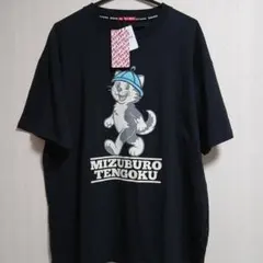 新品☆サウナボーイ　ネコプリント　Tシャツ　黒　Lサイズ