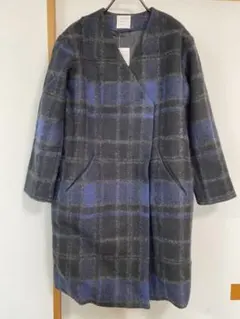 センスオブプレイス チェスターコート ロングコート ブラック