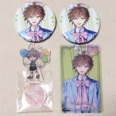 ダンガンロンパ まねきねこ アクスタ 缶バッジ クリカ 苗木誠