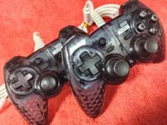 １【PS3】HORI コントローラー クリア ゲームパッド USB接続 有線