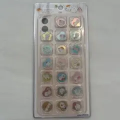 【新品】おはじきシール　大福エナガ　シマエナガ　しまえなが　ボンボン