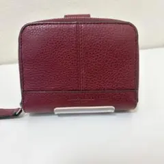 COACH 二つ折り財布 ボルドー レザー