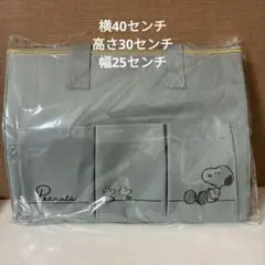 スヌーピー　保冷保温バッグ　PEANUTS 3ポケット付　新品未使用