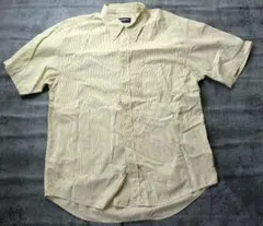 old uniqlo 短丈 チェックシャツ　ボックスシルエット　シティーボーイ