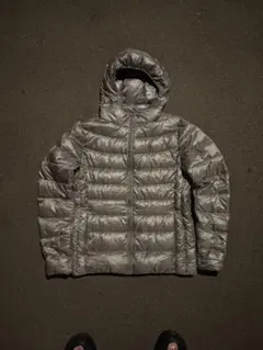 OLD UNIQLO フード付き ダウンジャケット　シルバー
