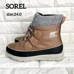 タグ付き未使用✨SOREL エクスプローラーカーニバル スノーブーツ 防水 軽量