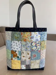 トートバック　パッチワーク　ハンドメイド