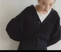 ティティベイト　コクーンスリーブカーディガン