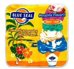 新品未開封 BLUE SEAL アイスクリームタオルハンカチ 沖縄 綿100%