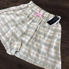 新品タグ付⭐️LINDAUER チェック　キュロット　150