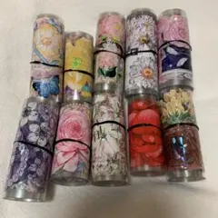 海外マステ　中古　お花柄8本セット 海外マステ お花・植物系 切り売り 20種類 A - メルカリ