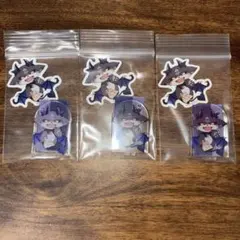 にじさんじ　チョコエッグ　アクリルスタンド＆ステッカー　でびでび・でびる　３個