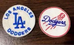 【2枚セット❣️】LA ドジャース　アイロン　接着　ワッペン