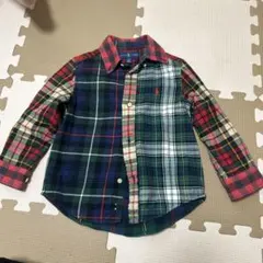 Ralph Lauren チェック柄 長袖シャツ 3T