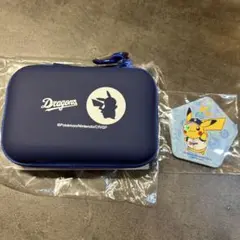【非売品】中日ドラゴンズ × ポケモン コラボ 来場者特典 ポーチ＆缶バッジ