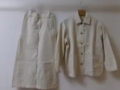 無印良品　カポック綿　 セットアップ S