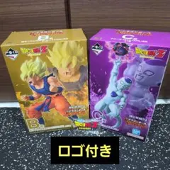 一番くじ　ドラゴンボール　超サイヤ人孫悟空　フリーザ　フィギュア　ロゴ