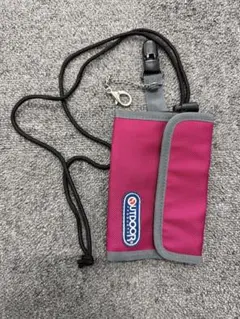 OUTDOOR アウトドア　ピンク メッシュ トラベルポーチ