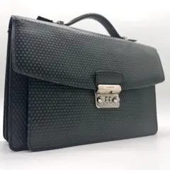 a.testoni テストーニ　セカンドバッグ ハニカムレザー　ブラック　美品 a.testoni - ア・テストーニ クラッチバッグ メンズ a.testoniの通販