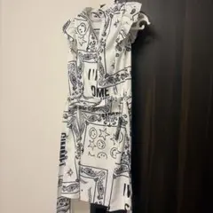 HORN GARMENT ペイズリー柄 ノースリーブワンピース