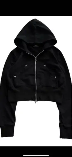no mass prod GLMNIST2 CROPPED HOODIE M
