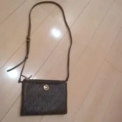 MICHAEL KORS ダークブラウン ショルダーバッグ