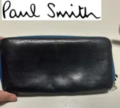 Paul Smith ブラックレザー長財布