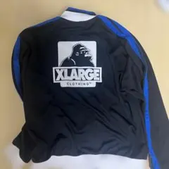 XLARGE ジップアップジャケット ブラック/ブルー