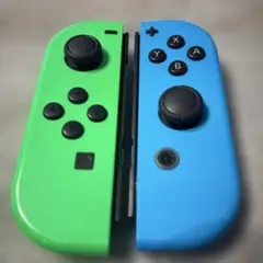 【美品純正完動品】Nintendo Switch ジョイコン 青と緑セット①
