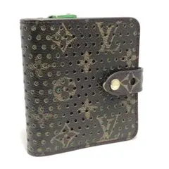 ルイヴィトン モノグラムペルフォ コンパクトジップ 財布 M95218 中古