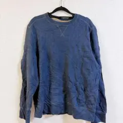 【M】G.H. BASS & CO. ネイビー スウェット メンズ トレーナー