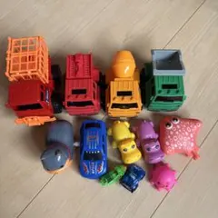 働く車 ミニカー 動物フィギュア まとめ売り