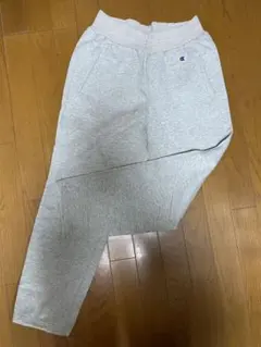 M チャンピオンChampion グレー スウェットパンツ 防風 防寒