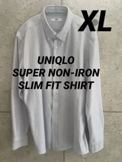 ユニクロ スーパーノンアイロンスリムフィットシャツ